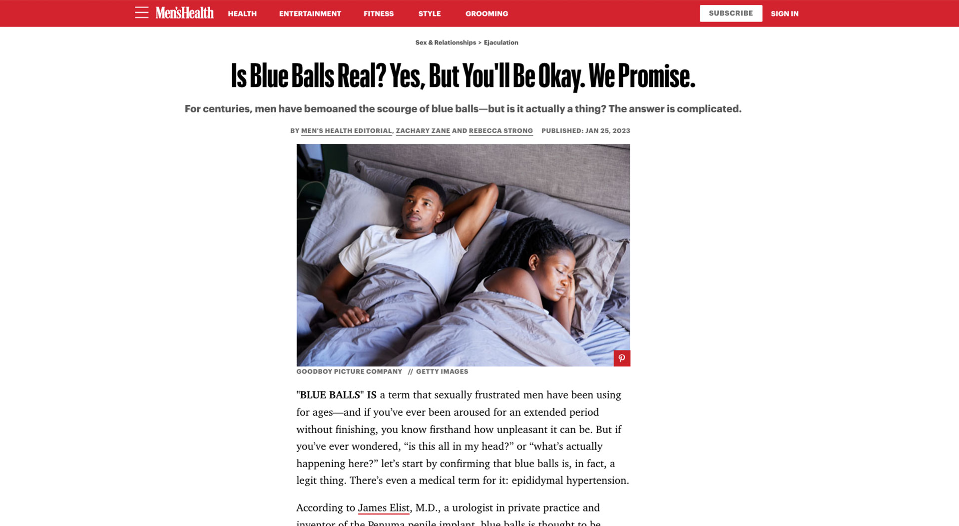 Is Blue Balls Real? Yes, But You'll Be Okay. We Promise.